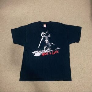 Vintage Fruit Of The Loom Toby Mac Made To Love Black T-Shirt Men’s Size XL
